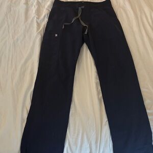 Figs Navy Blue cargo scrub pant